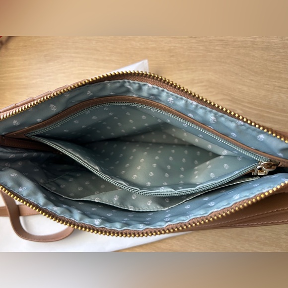 Jilly Box x Gray Haus Saddle Brown SoHo Woven Bag - Picture 7 of 11